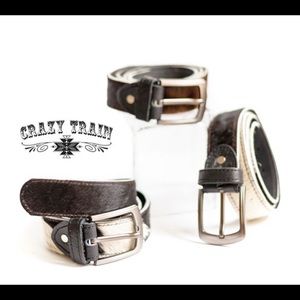 Crazy Train Bodacious Cowhide Belt